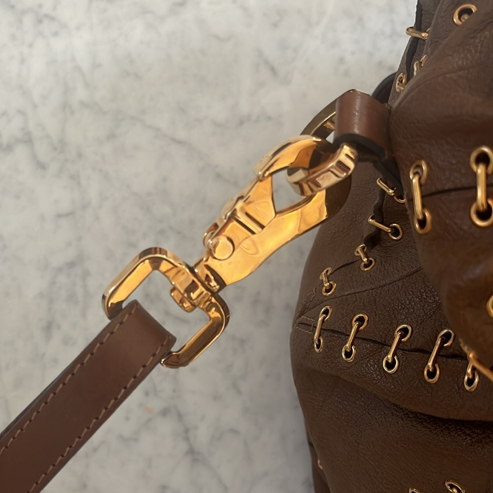 Burberry Prorsum Large Leather Metal StitchTote Bag - Picture 6 of 16